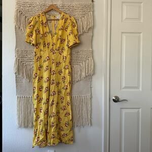 Jill Jill Stuart Puff Sleeve Floral Dress